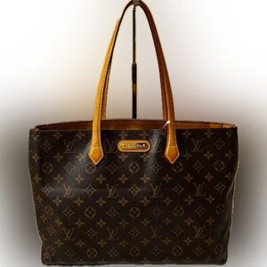 Louis Vuitton Wilshire MM monogram tote. Authentic